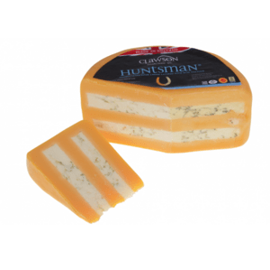 Snowdonia Cheese Company Cheddar Huntsman s Blue Stiltonem Hmotnost: celý koláč