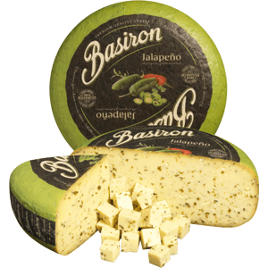 Basiron Gouda s papričkami Jalapeňo Hmotnost: celý koláč