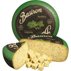 Basiron Gouda s kopřivou Hmotnost: celý koláč