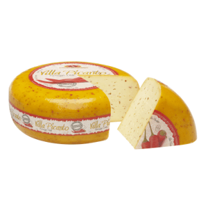 Villa Picanto Kravská gouda s chilli papričkami Hmotnost: celý koláč
