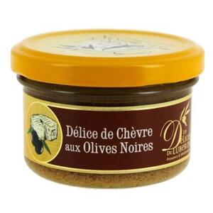 Delices du Luberon Pochoutka s kozím sýrem a černými olivami