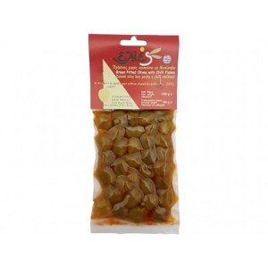 Ilida Zelené vypeckované olivy s mletou chilli paprikou