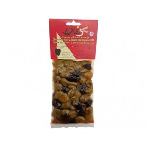 Ilida Mix černých a zelených oliv bez pecky s chilli a oregánem