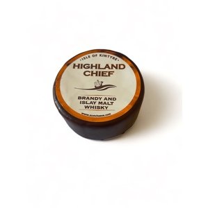 Isle of Kintyre Hihglanf Chief Baby Cheddar s příchutí whisky a brandy 200g