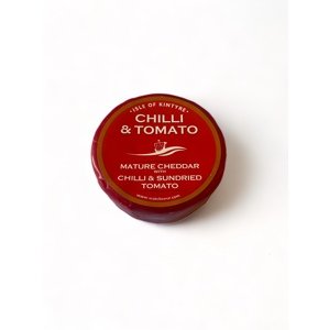 Isle of Kintyre Chilii&Tomato Baby Cheddar s příchutí chilli a sušených rajčat 200g