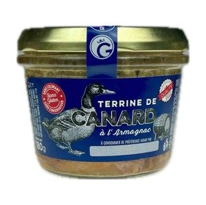 Cuisiné en France maison fondée en 1950 Kachní terina s armagnacem
