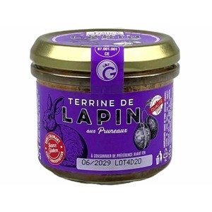 Cuisiné en France maison fondée en 1950 Králičí terina se švestkami 90g