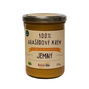 Božské Oříšky 100% Arašídový krém - jemný 390 g