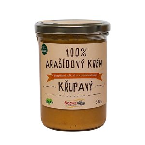 Božské Oříšky 100% Arašídový krém - křupavý 390 g