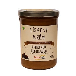 Božské Oříšky Lískový krém s mléčnou čokoládou 390 g