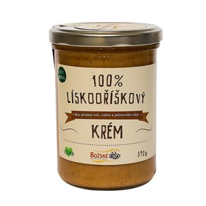 Božské Oříšky 100% Lískooříškový krém 390 g
