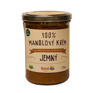 Božské Oříšky 100% Mandlový krém - jemný 390 g