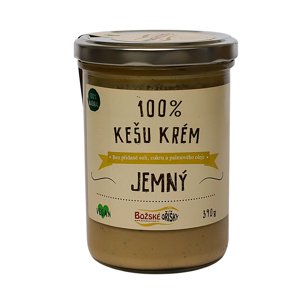 Božské Oříšky 100% Kešu krém - jemný 390 g
