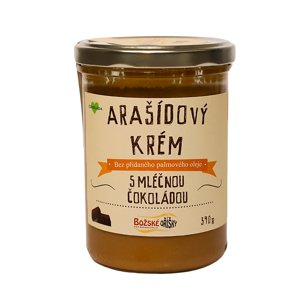Božské Oříšky Arašídový krém s mléčnou čokoládou 390g