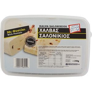 MELETIADIS Sezamová chalva s arašídy 250 g hranatý kelímek
