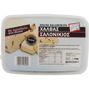 MELETIADIS Sezamová chalva s mandlemi 250 g hranatý kelímek