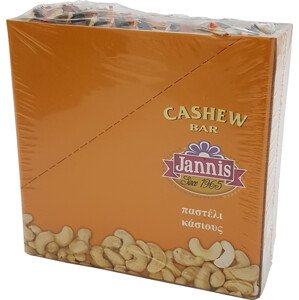 JANNIS Tyčinka z kešu oříšků 10x40 g display box