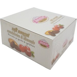JANNIS Jemný nugát s mandlemi a brusinkami 20x35 g display box