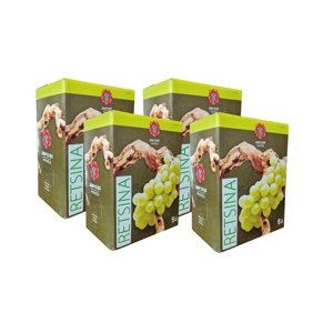 Retsina DIONYSOS box s ventilkem 4x5 l KARTON