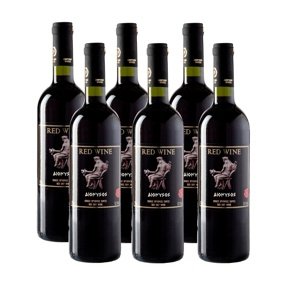 ČERVENÉ suché víno DIONYSOS 6x750 ml karton