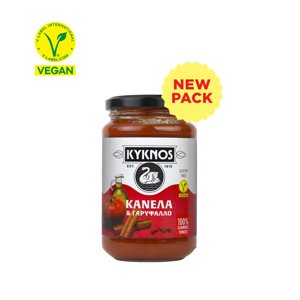 KYKNOS Řecká rajčatová omáčka se skořicí a hřebíčkem 350 g