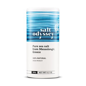 Čistá mořská jemná sůl 280 g dóza se sypátkem SALT ODYSSEY