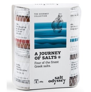 SALT ODYSSEY Gurmánská sbírka 4 nejjemnějších řeckých solí