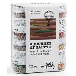 SALT ODYSSEY Gurmánská sbírka 4 bylinných solných směsí