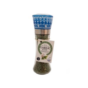 BIODINAMI Sůl s česnekem a bazalkou - mlýnek 180 g