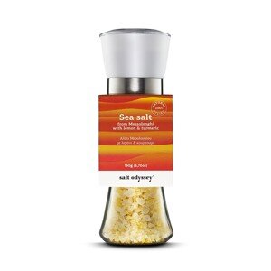 Mořská hrubá sůl citrónová 190 g mlýnek Salt Odyssey