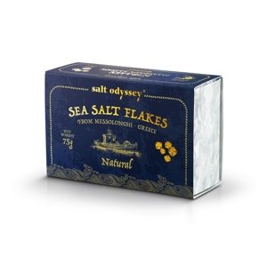 SALT ODYSSEY Mořská sůl bílá vločky 75 g dárková krabička