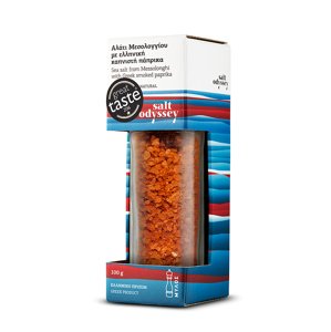 SALT ODYSSEY Mořská hrubá sůl s uzenou paprikou 100 g mlýnek