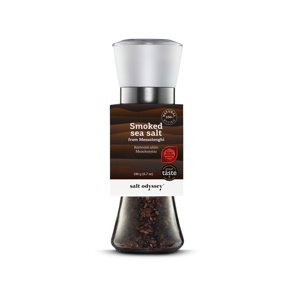 Uzená mořská hrubá sůl 190 g mlýnek Salt Odyssey