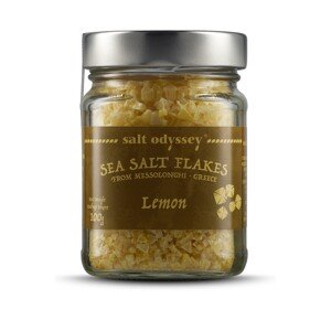 Mořská sůl citrónová vločky 100 g sklo Salt Odyssey