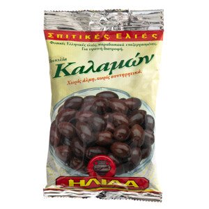 ILIDA Olivy černé KALAMATA s peckou 250 g
