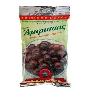 ILIDA Olivy černé AMFISSA s peckou 250 g
