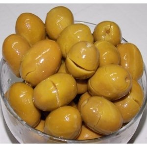 ILIDA Tsakistes vysmáté fenyklové speciální nakřáplé zelené olivy 1,25 kg