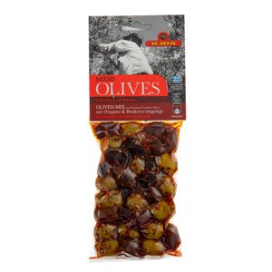 ILIDA Mix zelených a černých oliv s BUKOVEM, s peckou 150 g