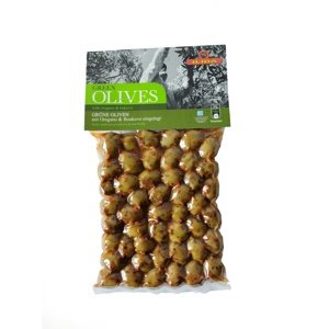 ILIDA Olivy zelené s BUKOVEM a oregánem, s peckou 250 g