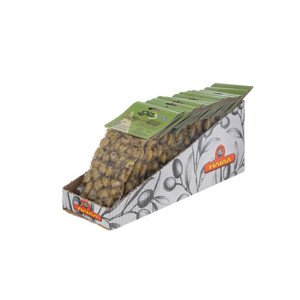Olivy zelené ILIDA bez pecky s bazalkou a tymiánem 20x100 g KARTON