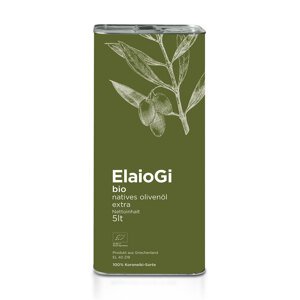 VÝPRODEJ BIO extra panenský olivový olej ELAIOGI 5 l plech FOUFAS CZ BIO 003