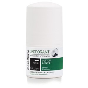 MACROVITA Kuličkový deodorant pro muže bavlna a chmel 50 ml