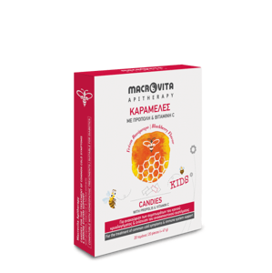 MACROVITA Bonbony pro děti s propolisem, s příchutí Ostružina