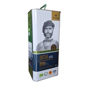 CRITIDA BIO Prémiový extra panenský olivový olej SITIA PDO 0,2 5 l plech CZ BIO 003