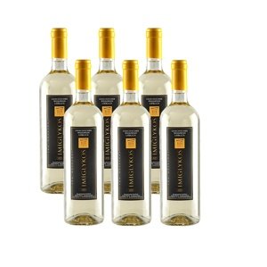IMIGLYKOS CAVINO BLACK LABEL bílé polosladké víno 6 x 750 ml KARTON
