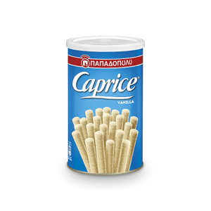 CAPRICE PAPADOPOULOS Papadopoulos Caprice 250 g plněné trubičky vanilka
