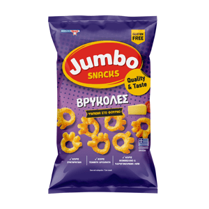 JUMBO SNACKS kukuřičné prstýnky sýr a rajče 35 g