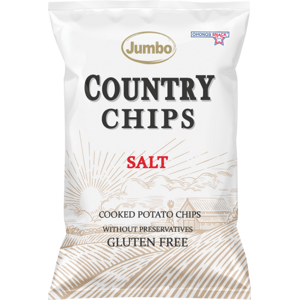 JUMBO VÝPRODEJ Country Chips slané 150 g