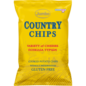 JUMBO Country Chips mix sýrů 150 g
