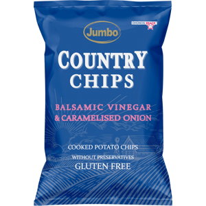 JUMBO Country Chips balsamikový ocet & karamelizovaná cibule 150 g
